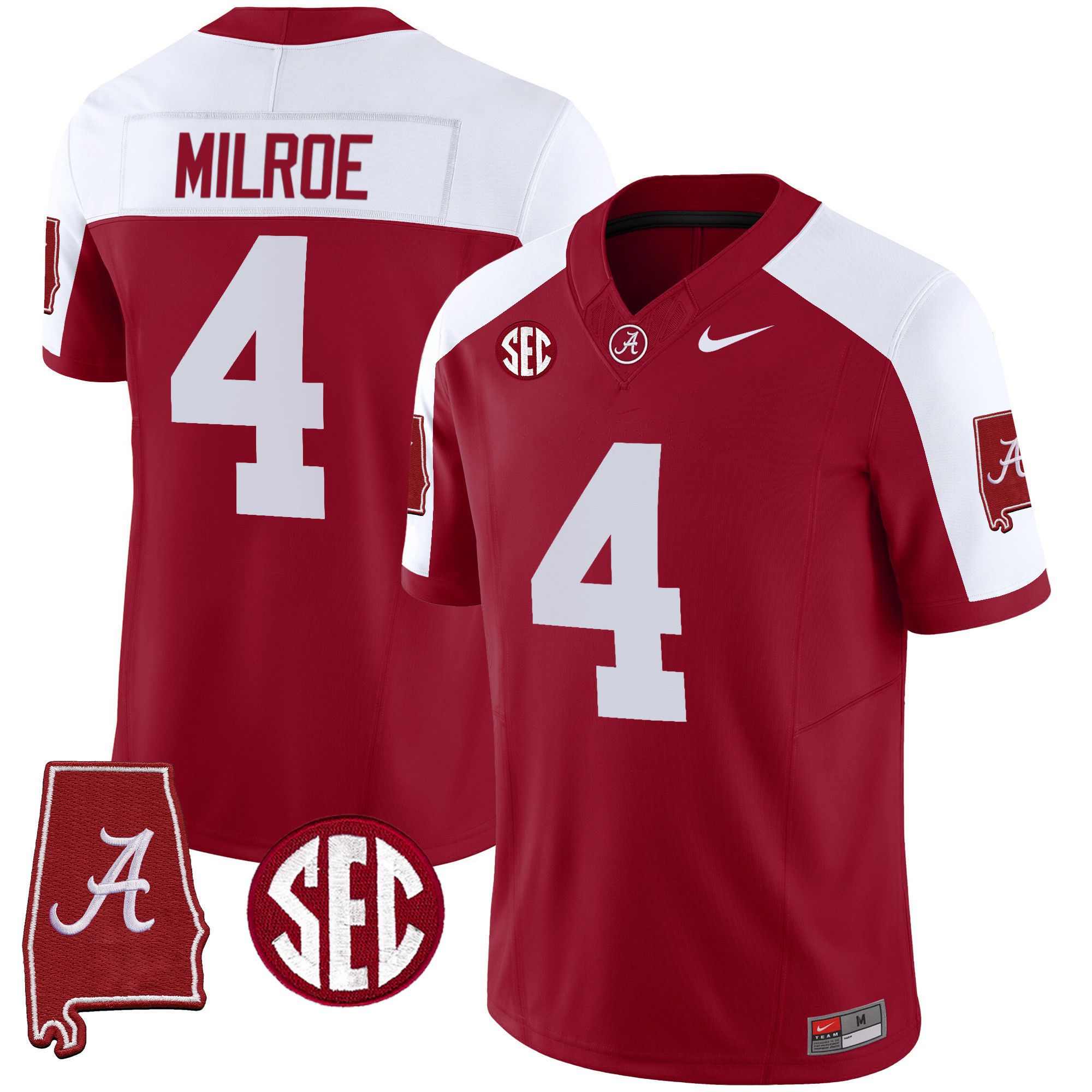 Men Alabama Crimson Tide #4 Milrow Red 2024 Nike Vapor Limited NCAA Jersey->indianapolis colts->NFL Jersey